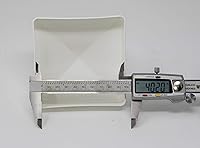 Vista 5 de Pyramid True - Tapa de vinilo de plástico para poste de valla de 4 x 4 pulgadas (3.937 in x 3.937 in), color negro o blanco/múltiples cantidades