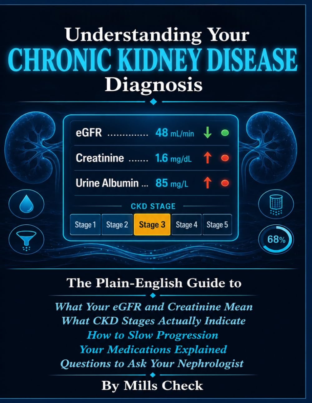 UNDERSTANDING YOUR CHRONIC KIDNEY DISEASE DIAGNOSIS.: The Plain-English Guide to What Your eGFR and Creatinine Results Mean — What CKD Stages Actually Indicate, How to Slow Progression.
