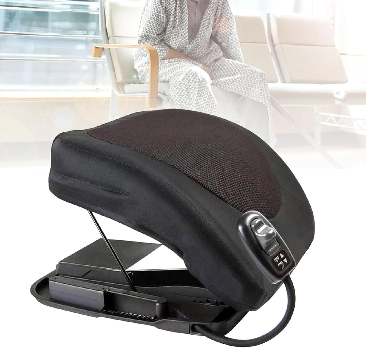 Coussin Releveur SièGe Daide Uplift éLectrique Portable pour Fauteuil Soutien Canapé Personnes âGéEs Dispositif D'Assistance