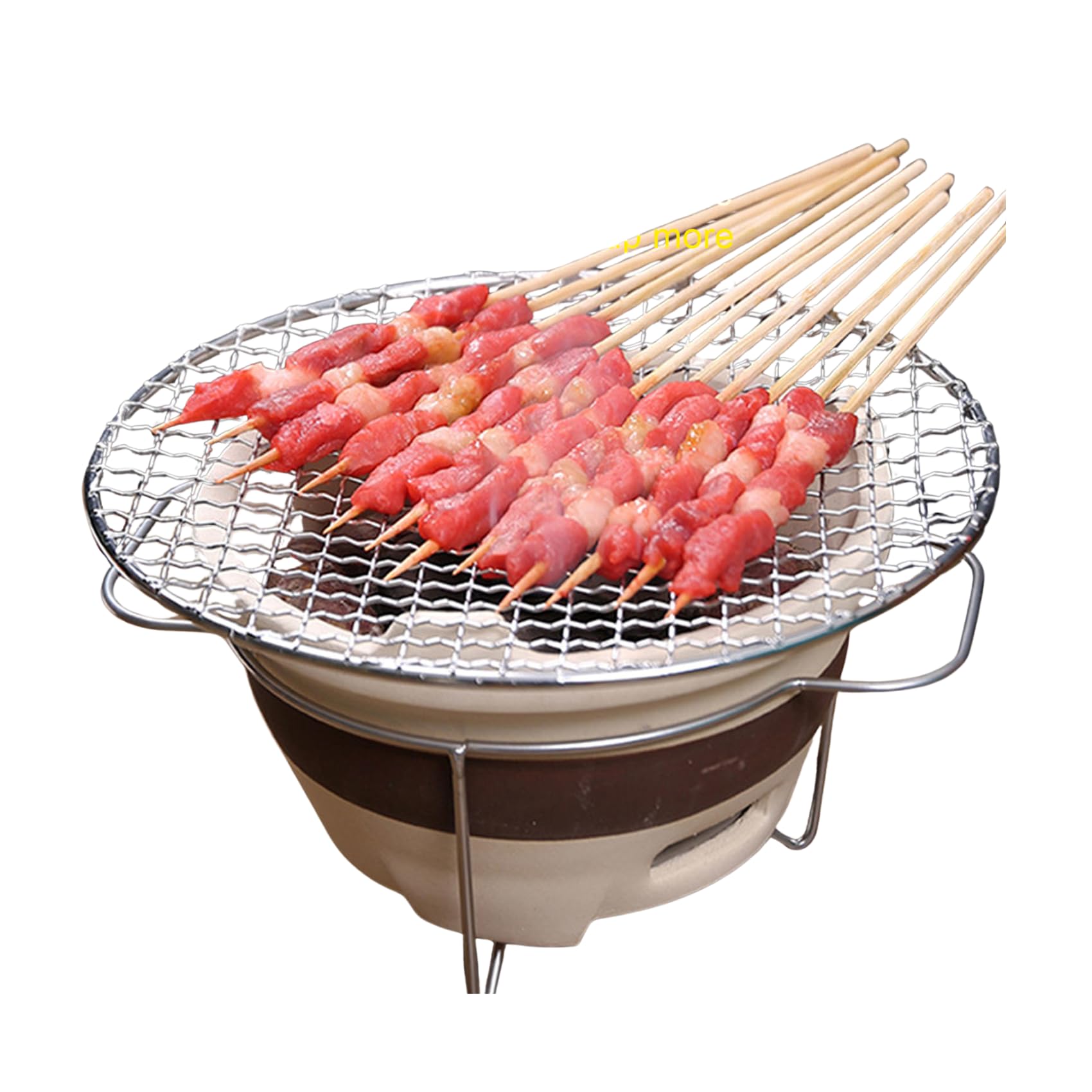 Cocoarm Ceramiczny Piec na Węgiel Drzewny z Gliny, Piec do Parzenia Herbaty i Mały Grill do Domowego Pikniku na świeżym Powietrzu