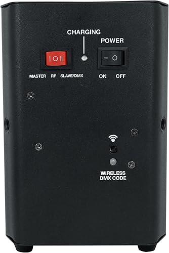 Miniatura 5 de 6 Rockville RF Wedge Black RGBWA+UV Batería inalámbrica DMX DJ Up Lights+RF Remotes
