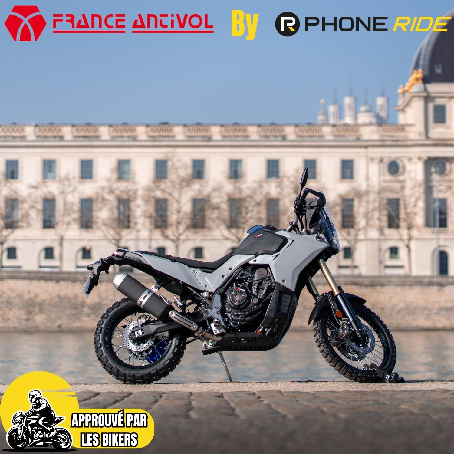 Chaine Moto Lasso - Scooter - Antivol Velo Electrique Ø10mm - Chaine Antivol Moto en Acier Cémenté SANS Cadenas Velo Antivol/Moto/Scooter - Longueur Chaine 115,5cm