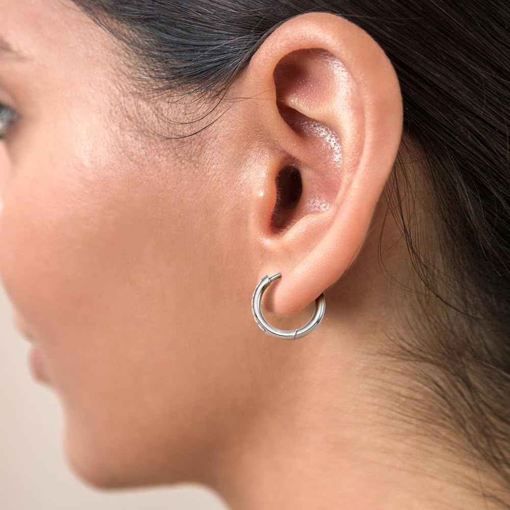 Amazon.co.jp: J.aey 医療用 純チタン フープピアス リング