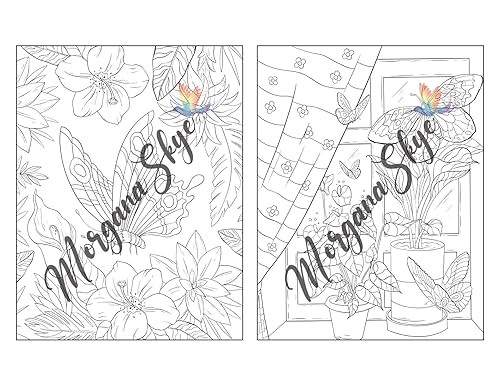 Miniatura 10 de 100 Nature Scenes A Whimsical Coloring Book Featuring 100 Fun and Relaxing Nature Inspired Designs with Cute Animals, Beautiful Flowers, Lovely