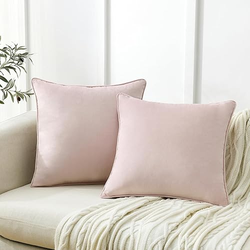 Miniatura 1 de Fundas de almohada de terciopelo, fundas de almohada cuadradas decorativas suaves, fundas de cojín para sofá, dormitorio, decoración de automóvil,