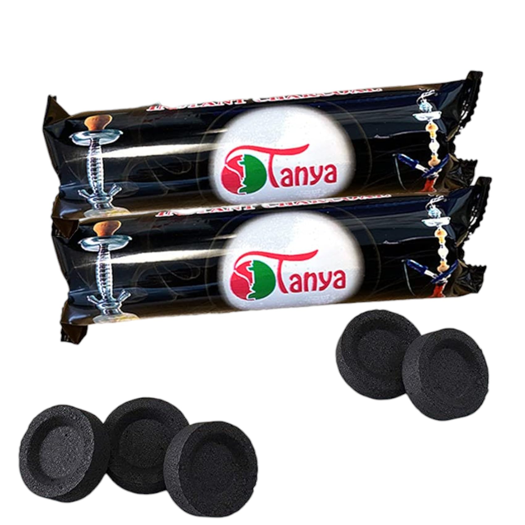 Amazon.com: Zeba Smoke Hookah 33mm Charcoal Instant Coals Shisha