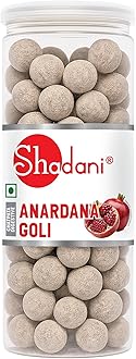 Shadani Anardana (Pomegranate) Goli Box - Indian Special Sour and Spices Flavour 200 GR (7.05oz)