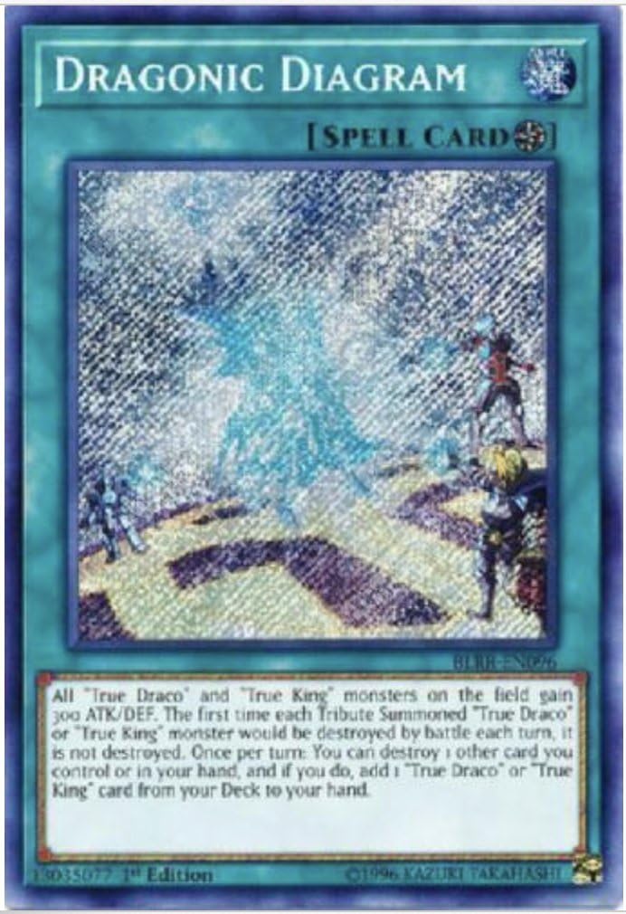 Yu-Gi-Oh! - Dragonic Diagram - BLRR-EN096 - Secret Rare - 1st Edition - Secret Rare - 1st Edition - Secret Rare - 1st Edition - NM/M