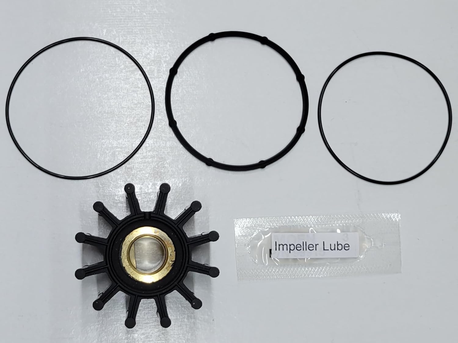 Threaded Impeller Kit SCP-X15000 with Lube Replaces Ilmor 50H-0170 and Sherwood X15000