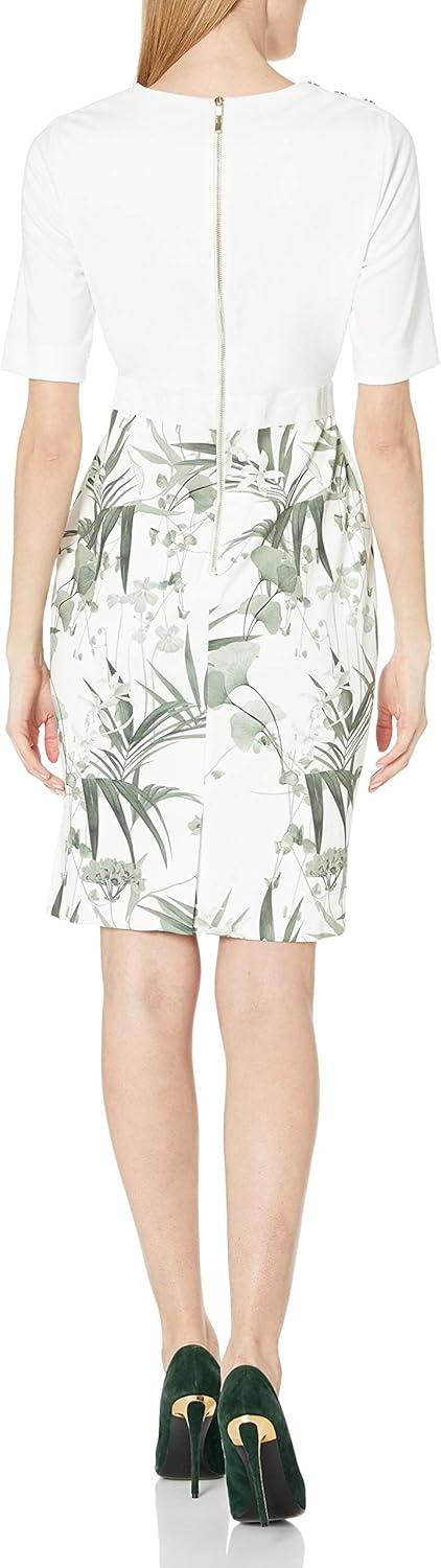 Ted Baker Womens Tyyraa Highland Mid Sleeve Bodycon Dress