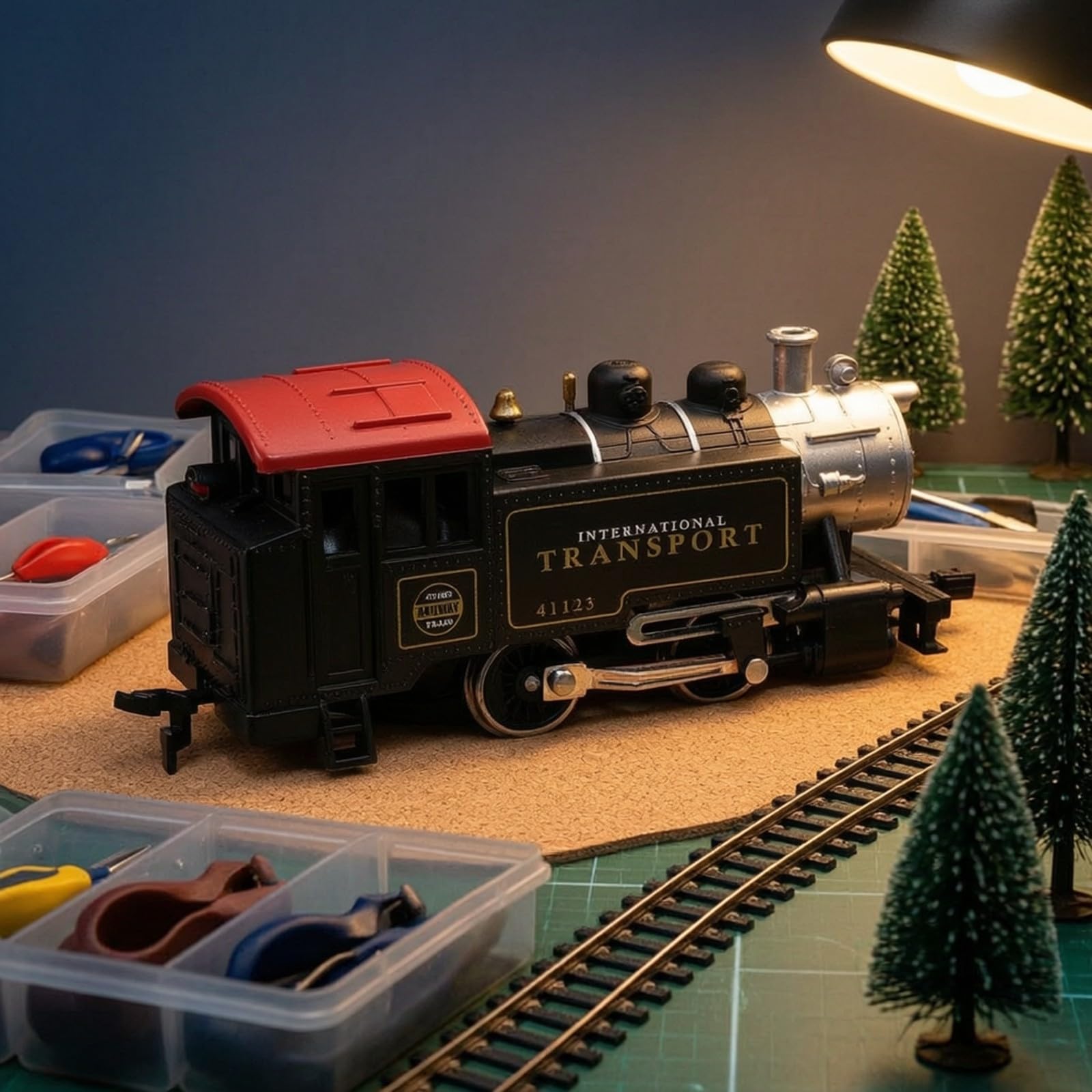 Locomotive à Vapeur 1/87 Locomotive Ho