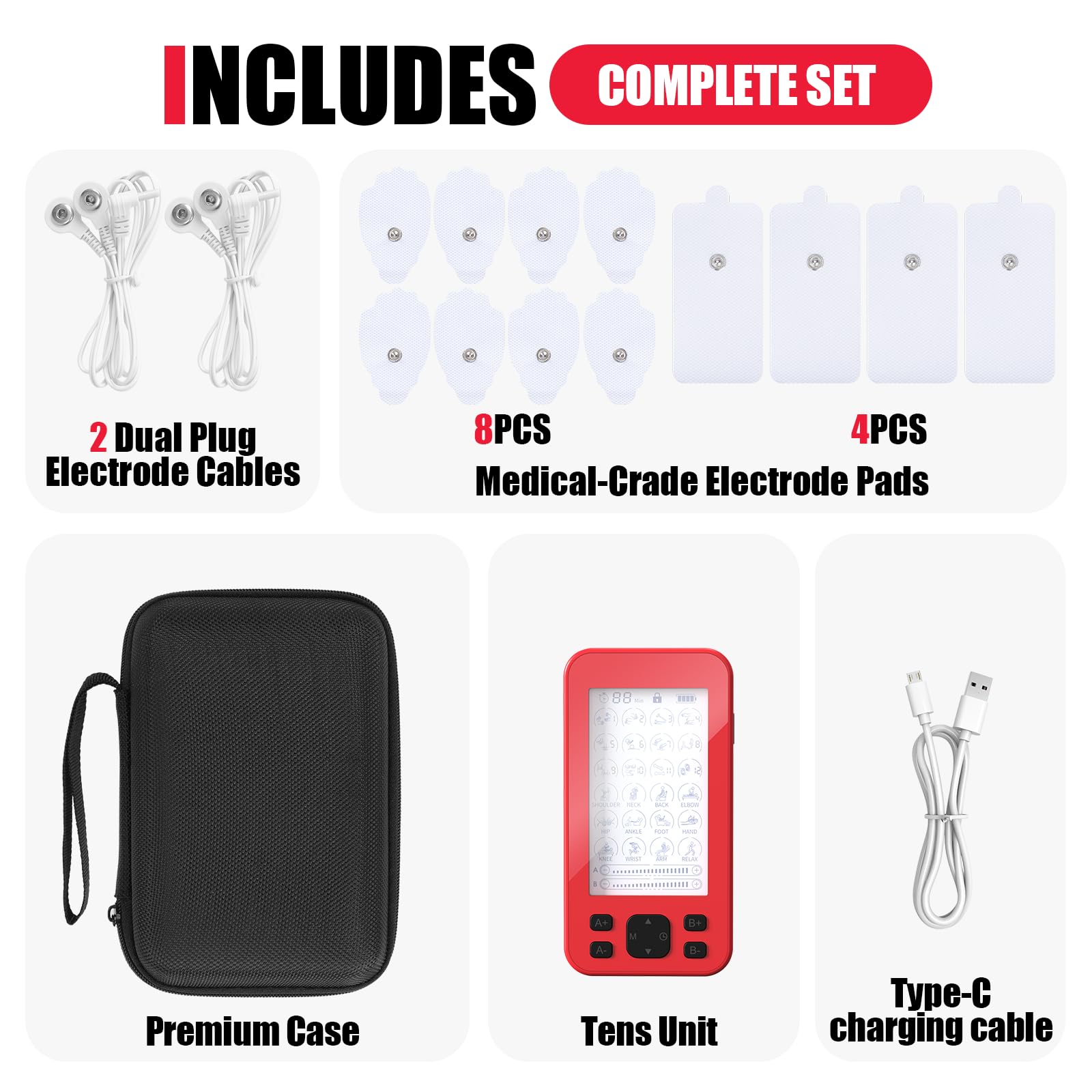 TENS Unit Muscle Stimulator - Pain Relief -7