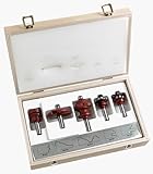 Freud 95-100-512 5-Piece Router Bit Set with 99-512 Panel Bit