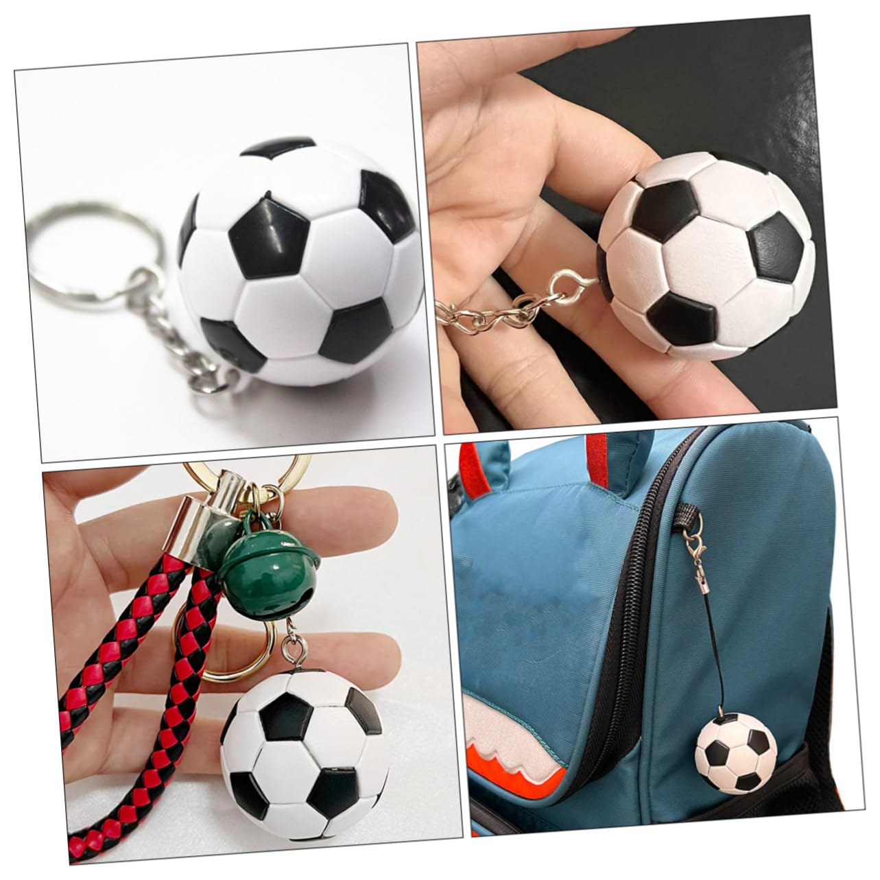 Toyvian Llavero De Futbol Fútbol Keychains Temático Fiesta A Granel Anillos Pero Deportes Colgante Colgante Llaveros Colgantes De Llavero Creativos El Plastico