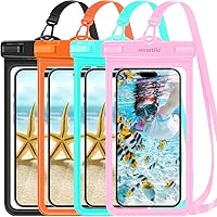 Vista 1 de Funda impermeable para teléfono con cordón, bolsa seca para teléfono celular para iPhone 15, 14, 13, 12 Pro Max, XS Plus XR, para Galaxy S24 S22