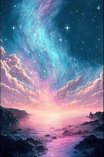 Miniatura 9 de ZKOPAVS Kits de pintura de diamantes para adultos, kits de números de diamantes con taladro completo, bordado ideal para el hogar, oficina,