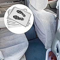 Vista 3 de 50 tapetes de papel para automóvil, tapetes de papel para concesionarios, impresos con bonita huella automotriz para suministros de protección