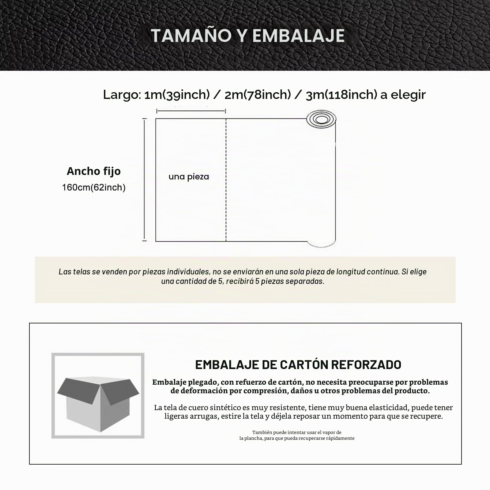 Tela Polipiel Para Tapizar Negro 160cm de Ancho Tela de Piel Sintética Suave Resistente al Agua Para Manualidades Y Bricolaje, Muebles, Sofás, Sillas(Size:160x300cm,Color:Negro)