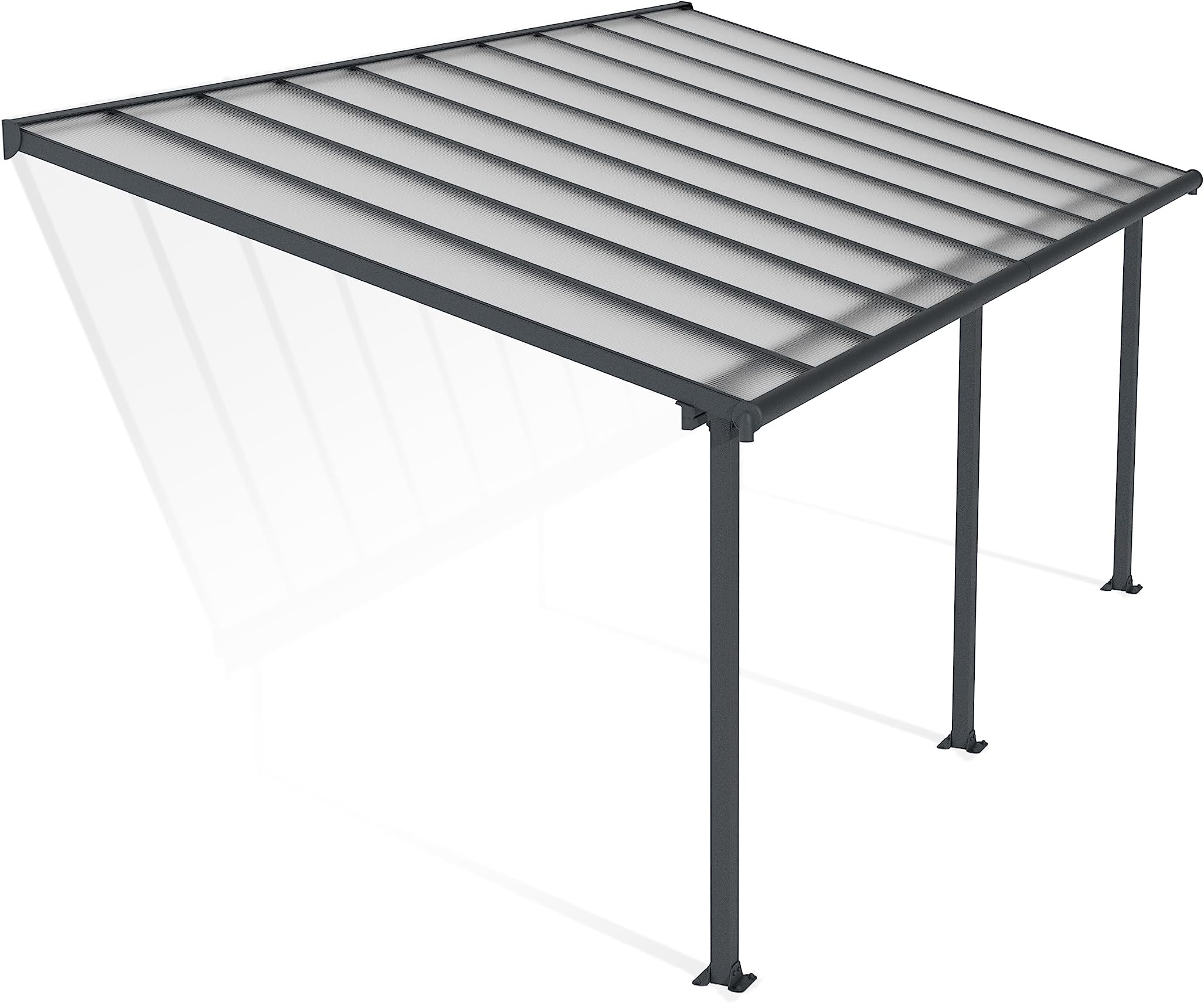 PalramCanopia Veranda Pergola Olympia Patio Cover (3x6.1, Grey)