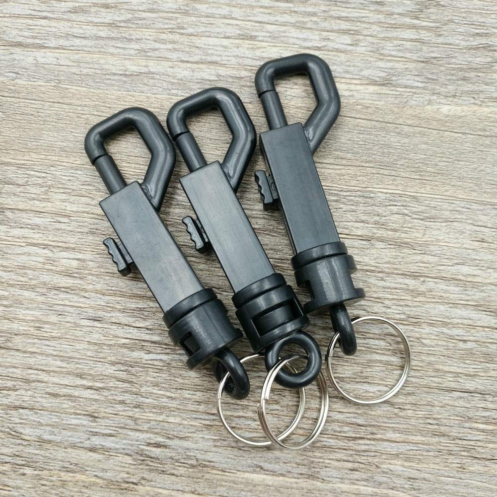 PATIKIL Mousqueton Pivotant En Plastique Lot De 2 Boucles À