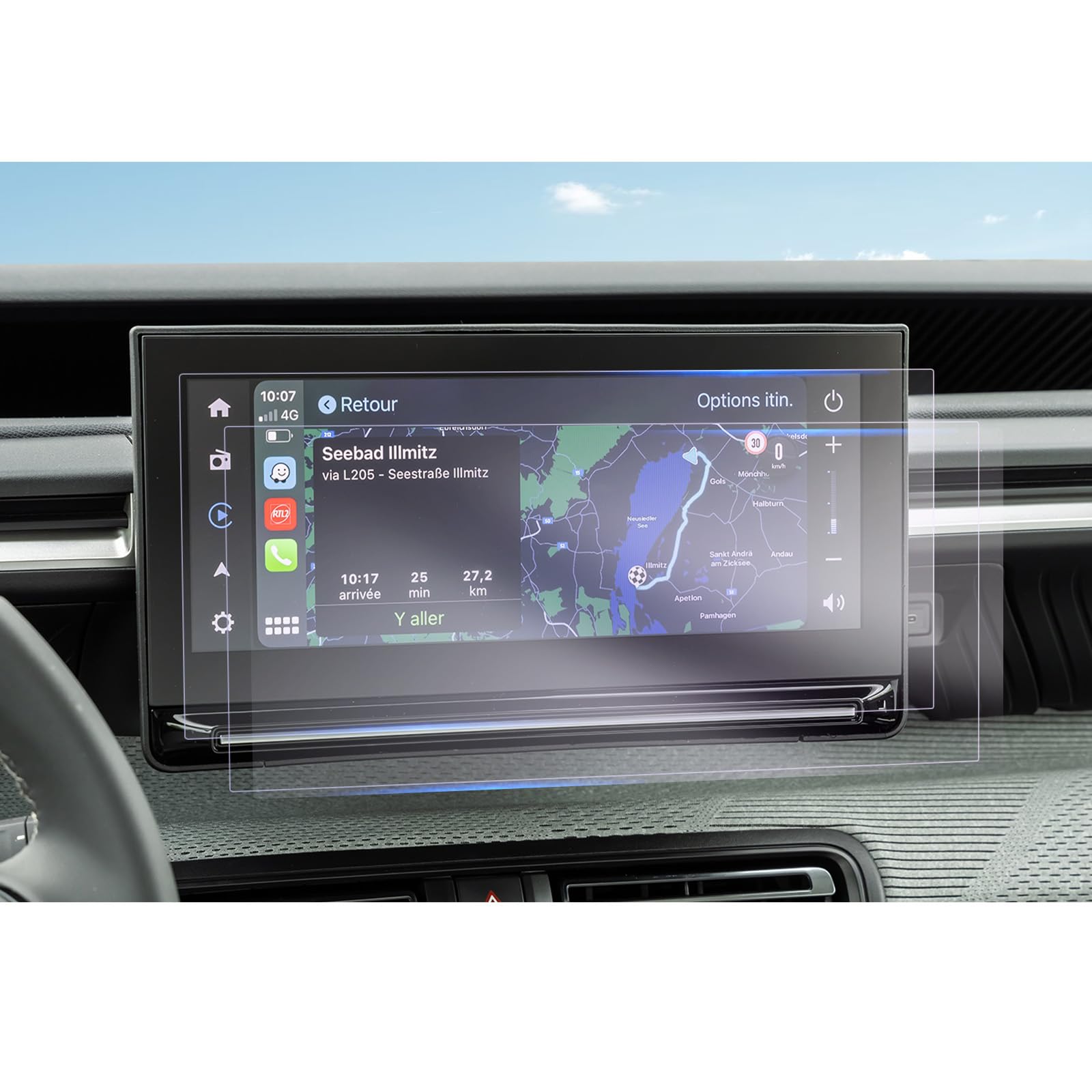 Film Protecteur écran BIXUAN Pour Citroën C5 Aircross 2019-2020 – Dureté 9H – Anti-rayures