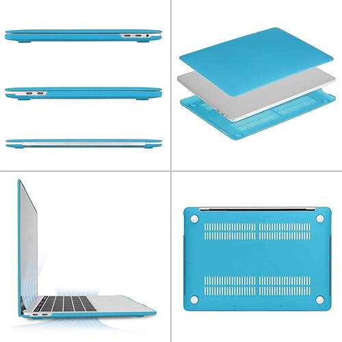 Vista 69 de MOSISO - Carcasa rígida de plástico compatible con MacBook Pro de 13" azul (Airy Blue)
