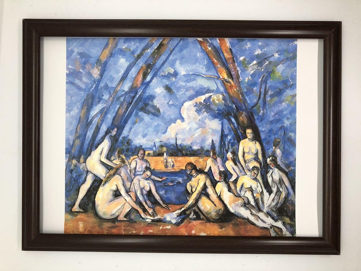 セザンヌ 水浴 図録・レゾネより 新品額付き｜絵画/タペストリ