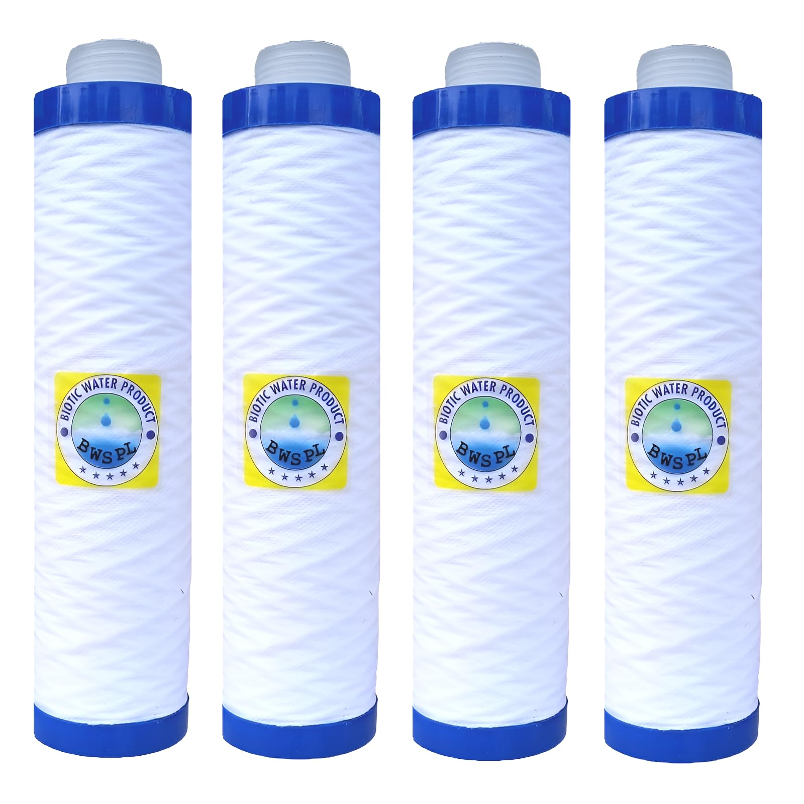 BIOTIC WATER Pre Filter, 9 Inch Threaded MLT Candle Cartridge Sediment Filter for Water purifiers. Compatible with Livpure & Aquaguard Pre Filter and Other Brands with Threaded Housings (Pack of 4)… (B0CZ6NM97Z) Amazon Price History, Amazon Price Tracker