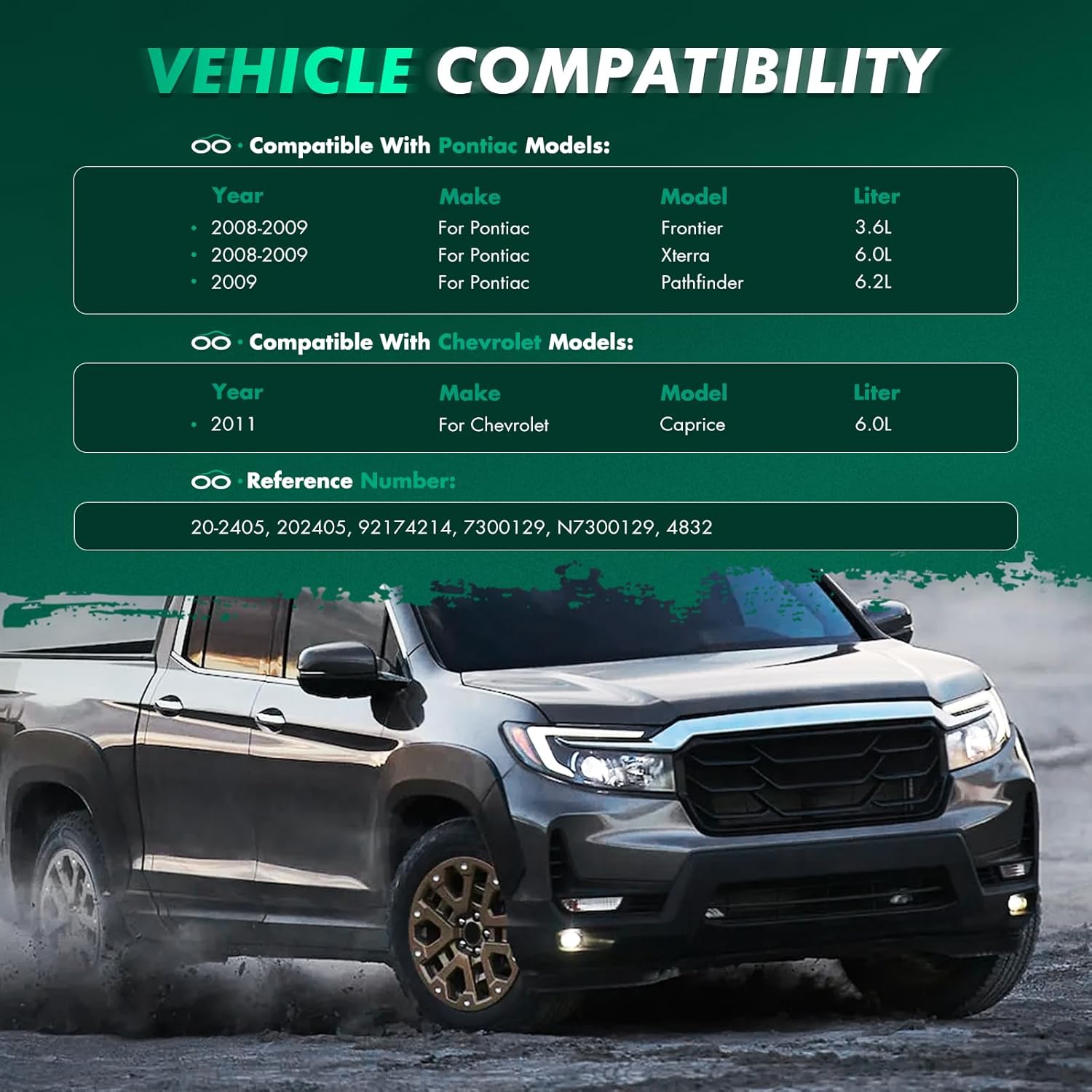 SCITOO Power Steering Pump For Chevrolet Caprice PPV 2011,For Pontiac G8 Base/GT/GXP 2008-2009 Power Assist Pump N7300129, 92174214