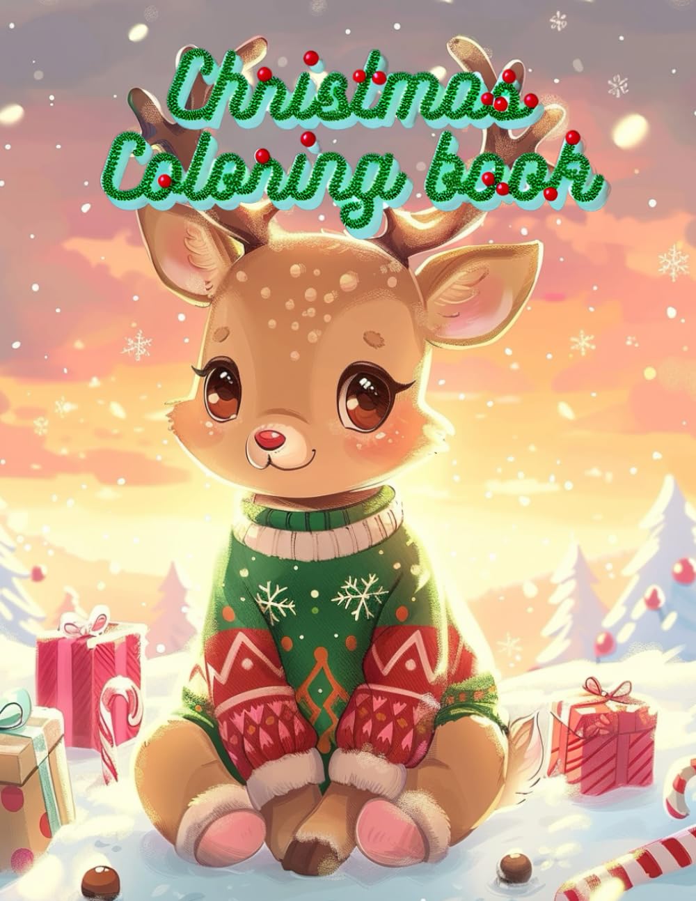 Christmas Coloring Book for Kids: Fun and Easy Holiday Coloring Pages Full of Joy, Magic, and Winter Cheer
