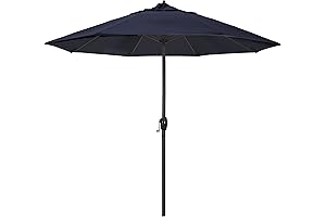 California Umbrella 9’ Sunbrella Aluminum Patio Umbrella