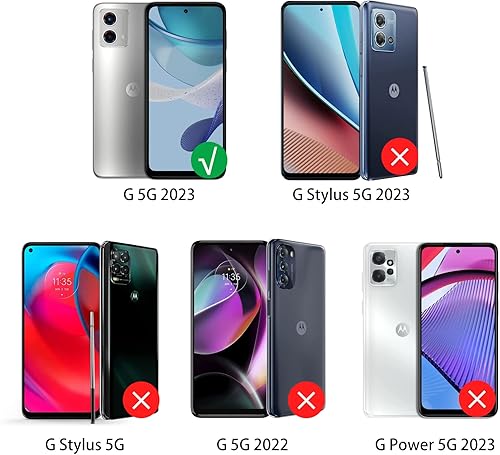 Miniatura 5 de [Paquete de 3] Protector de pantalla de vidrio templado compatible con Motorola Moto G 5G 2023 con película de vidrio transparente ultra fina 9H HD