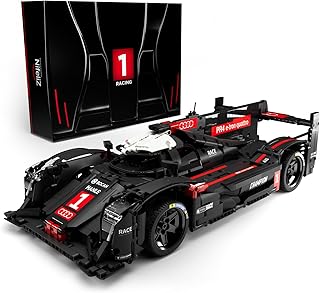 Nifeliz RI8 Race Car Set, Collectible Race Car Building Kit for Adults and Teens, 1:10 Scale Car Model, Gift for Motorsport Fans (1,685 Pieces)