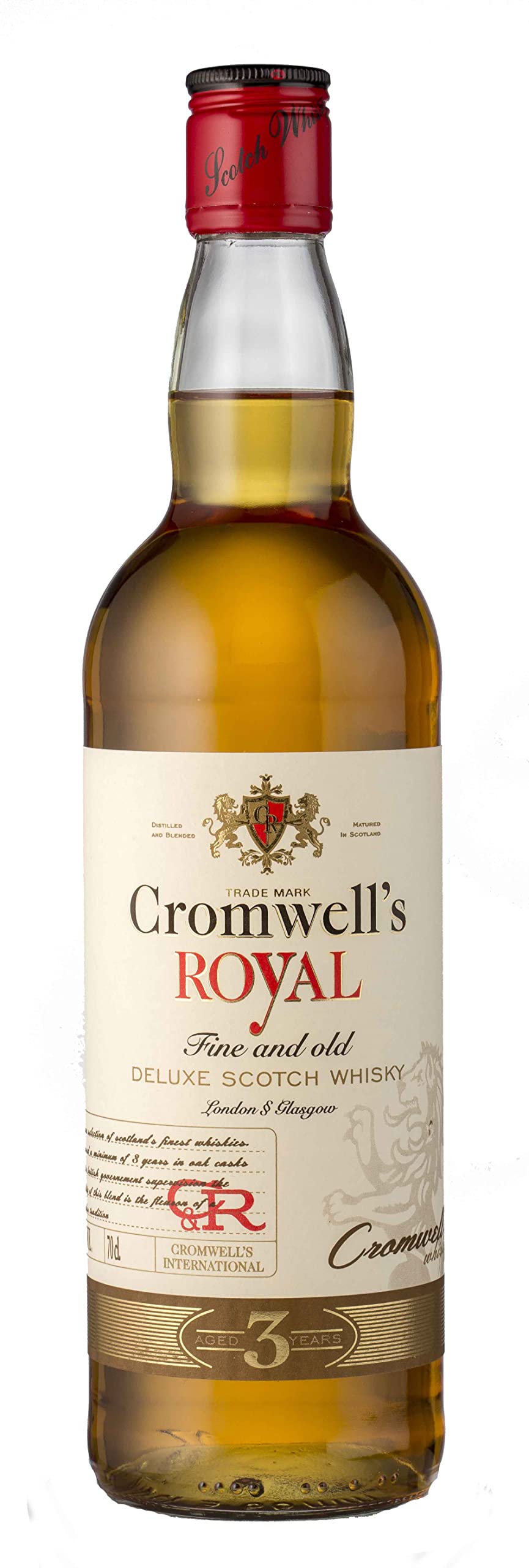 Cromwell's Royal - Fine Scotch Whisky in Bag-in-Box, 3 Jahre in Eichenfässern (1 x 0.7 l)