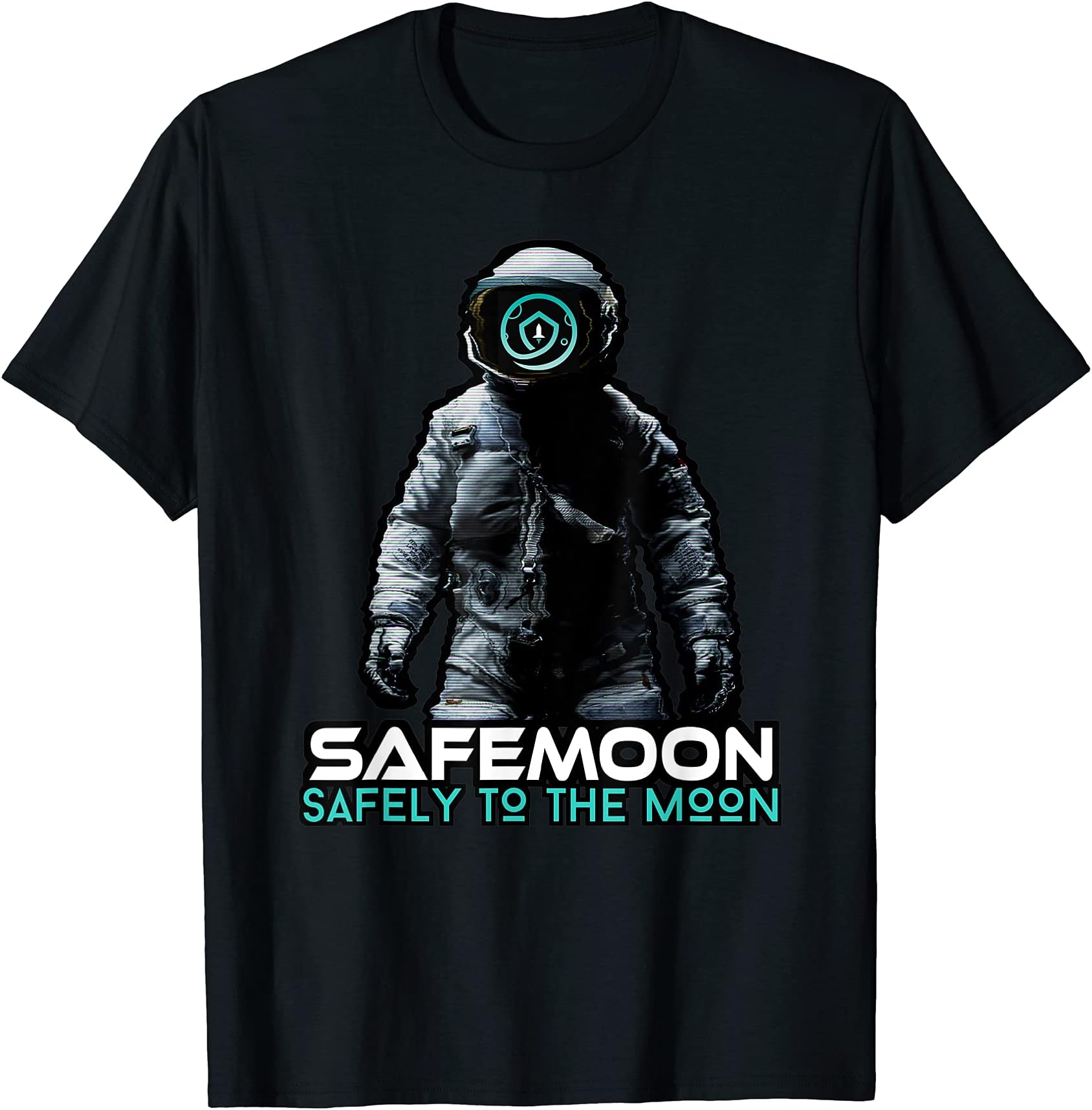 Safemoon Safely to the Moon Shirt, SAFE Coin Crypto Puns T-Shirt