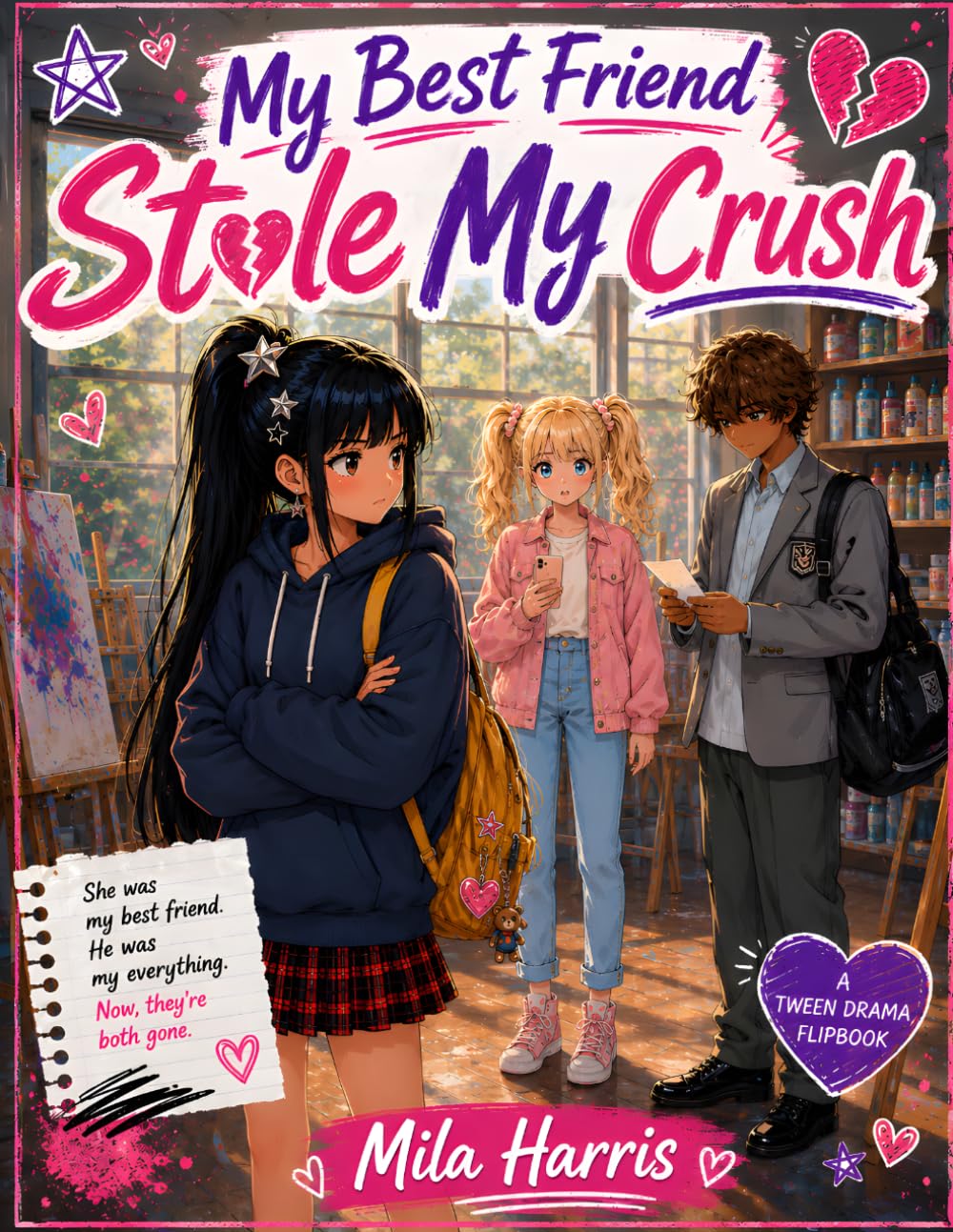 My Best Friend Stole My Crush: A Tween Drama Flipbook About Friendship, Secrets, and First Crushes