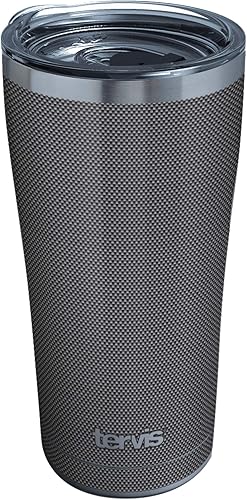 Miniatura 10 de Tervis Traveler - Vaso aislado de triple pared con patrón de fibra de carbono mantiene las bebidas frías y calientes, 20 onzas, acero inoxidable