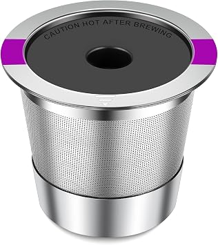 Reusable K Cup and Coffee Pods, Universal Stainless Steel K Cup for Keurig 2.0 and 1.0 Coffee Maker Machines 1