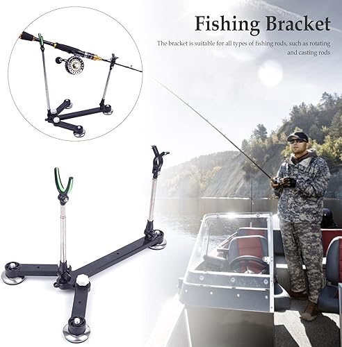 Miniatura 5 de Xuyuan Fishing Rod Bracket - Detachable Light Rod Holder with Adjusting Angels - Fishing Gift for Men Women Dad Husband and Boyfriend On Christmas