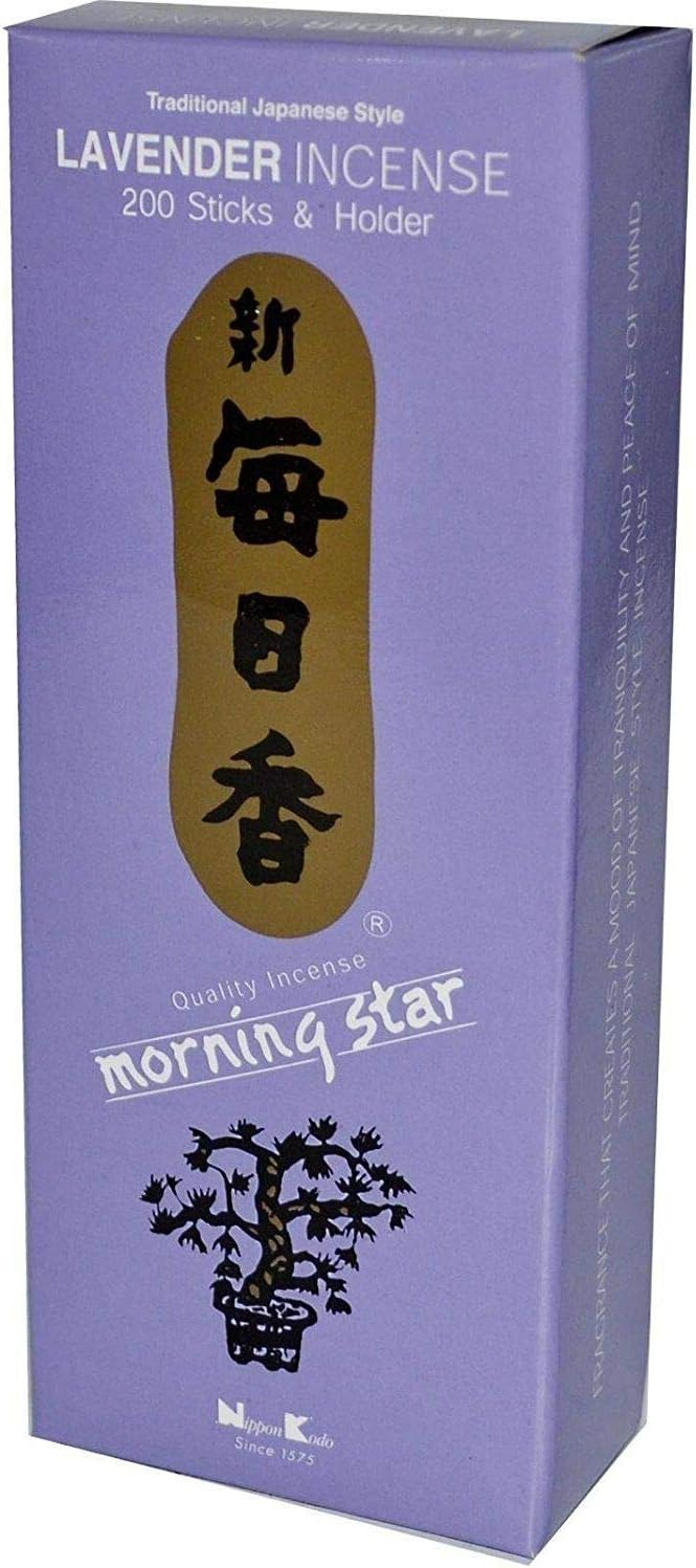 Nippon Kodo Morning Star Lavender Incense 200 Sticks