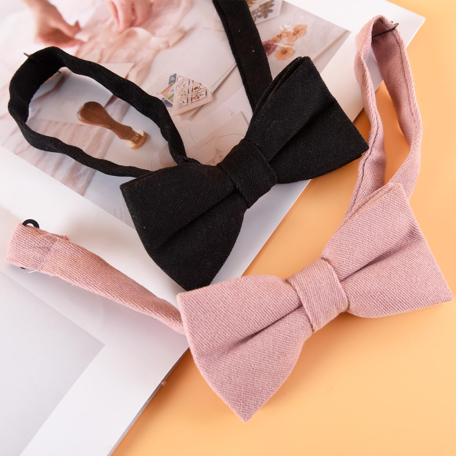 Luxiremi Kinder Fliege,Jungen vorgebundene Fliege Fliege mit verstellbarer Schnalle,Gurt Klassische einfarbige Fliege für Baby Kleinkind Geburtstag Hochzeit Formale Party Fancy Kleid. (Rosa)