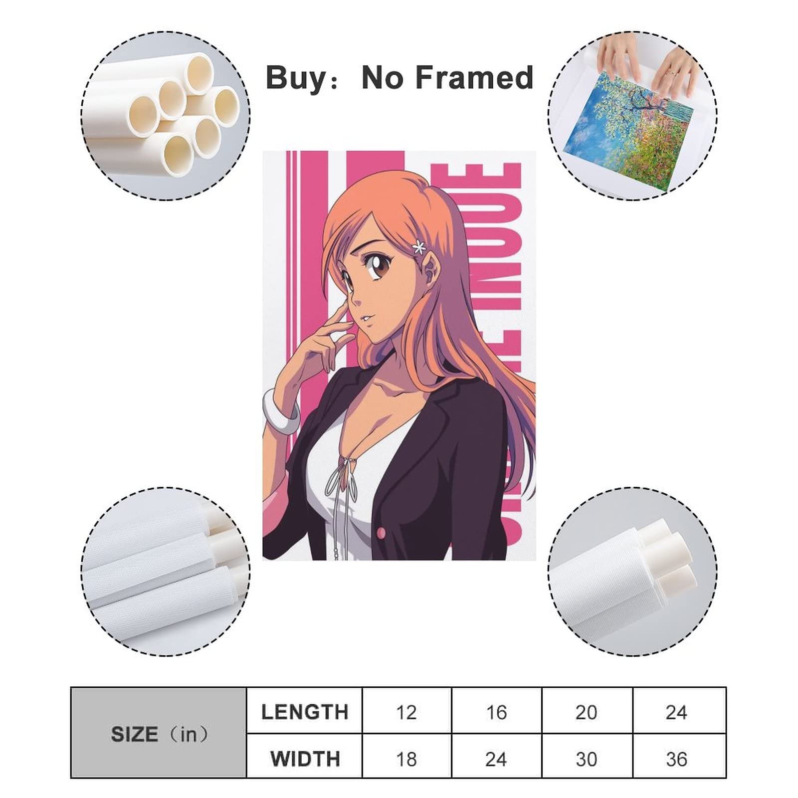 Amazon.co.jp: 井上織姫 BLEACH HD キャラクター ポスター 1