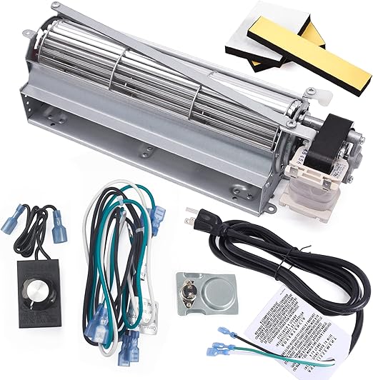 Adviace Replacement Fireplace Blower Fan Kit for Regency