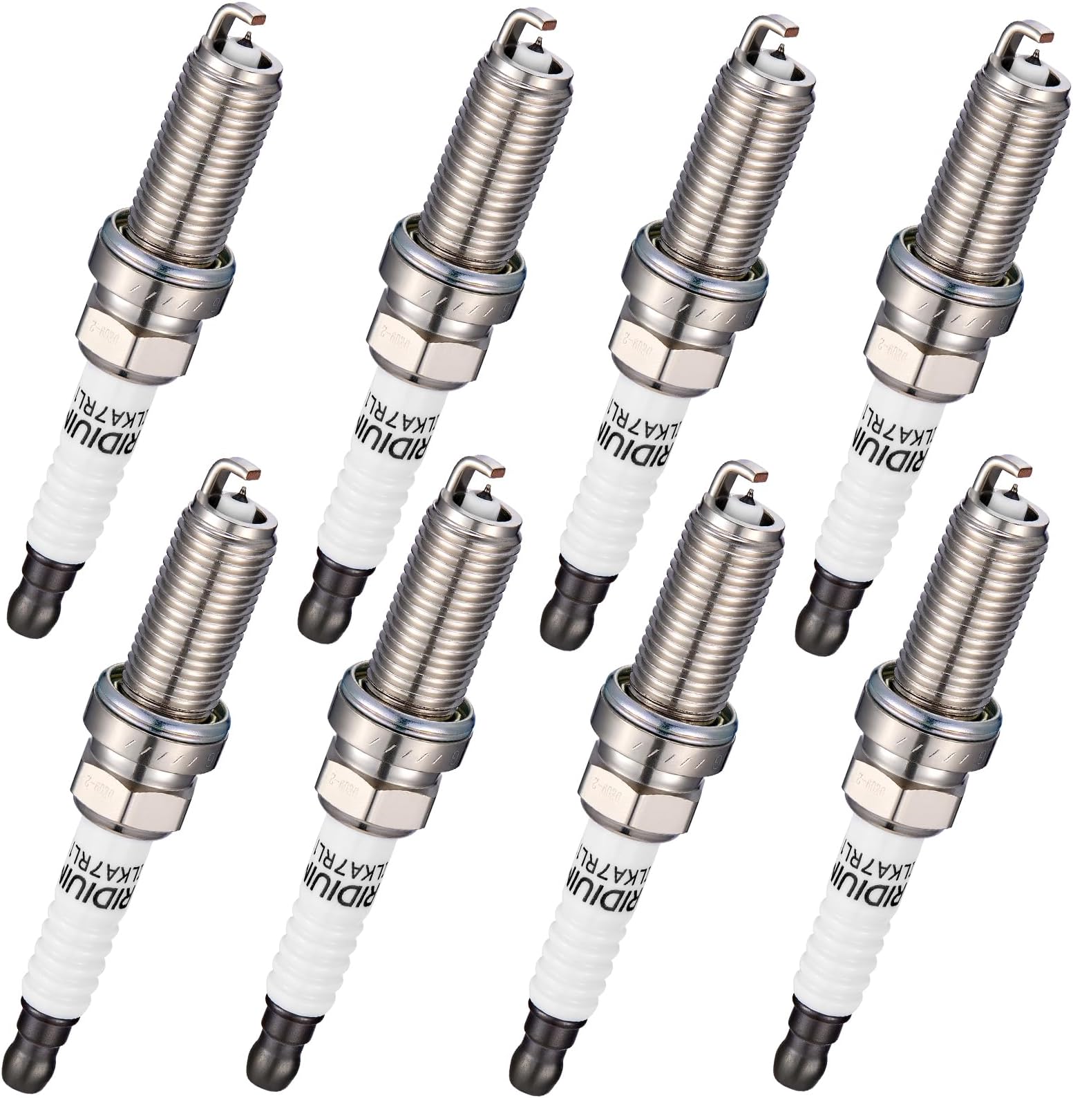 BDFHYK 93501 Iridium Spark Plugs Compatible with Nissan TITAN Altima Armada NV2500 NV3500 INFINITI QX56 QX60 QX80 M56 Mazda CX-3 2.0L 2.5L 3.5L 5.0L L4 H4 V6 V8 Replacement for LKAR7BIX11S Set of 8