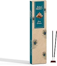 ISKCON Natural Agarbatti Incense Sticks 8 Inch | Long-Lasting Aroma | Burns Up to 30 Minutes per Stick | Premium Fragrance for Puja Meditation & Yoga (Pack of 1, Kesar Chandan)