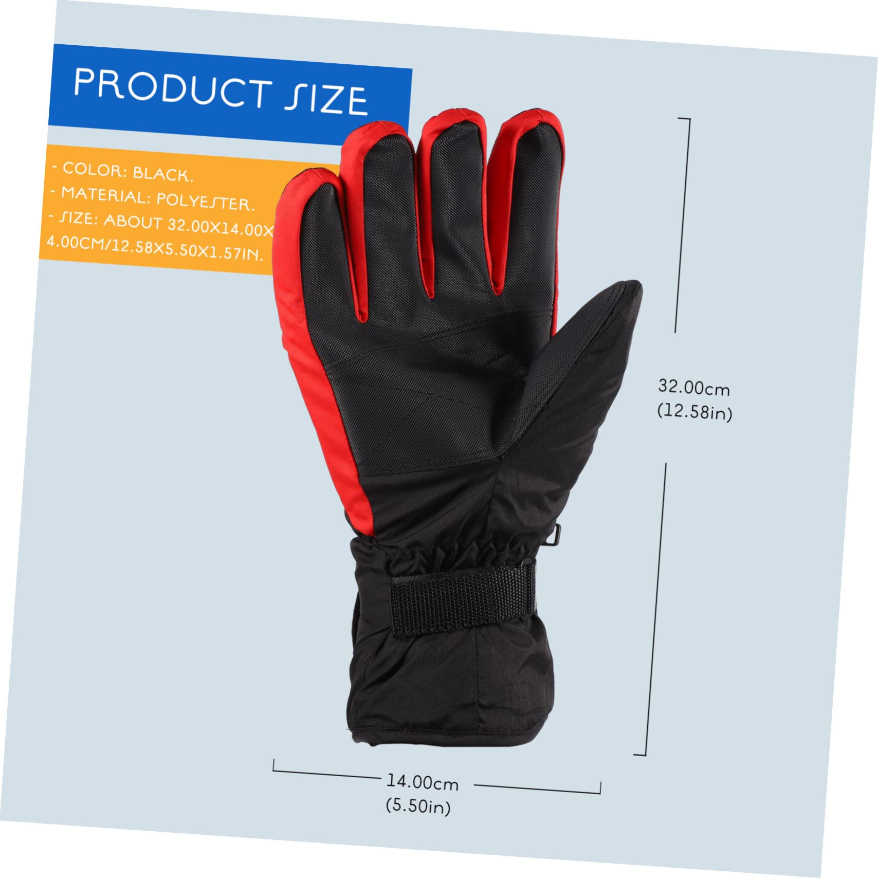 SUPVOX Guanti Riscaldati Guanti Da Ciclismo Impermeabili Berretto Da Mano Snow Ragazzi Impermeabili Caldi Drago Isolati Da Vela Wireless USB Termici In