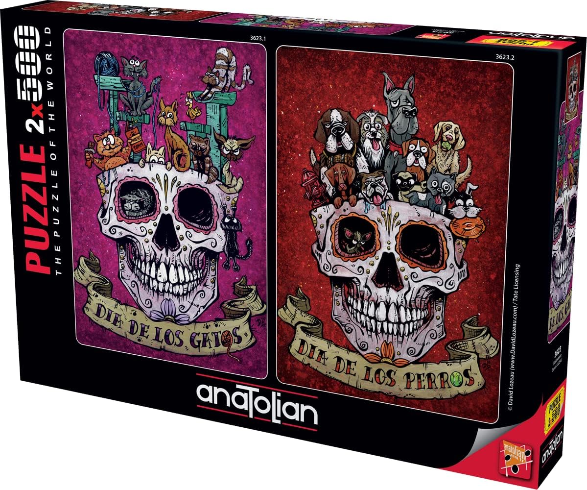 Anatolian Puzzle -Halloween 2 x 500 Piece Jigsaw Puzzle # 3623
