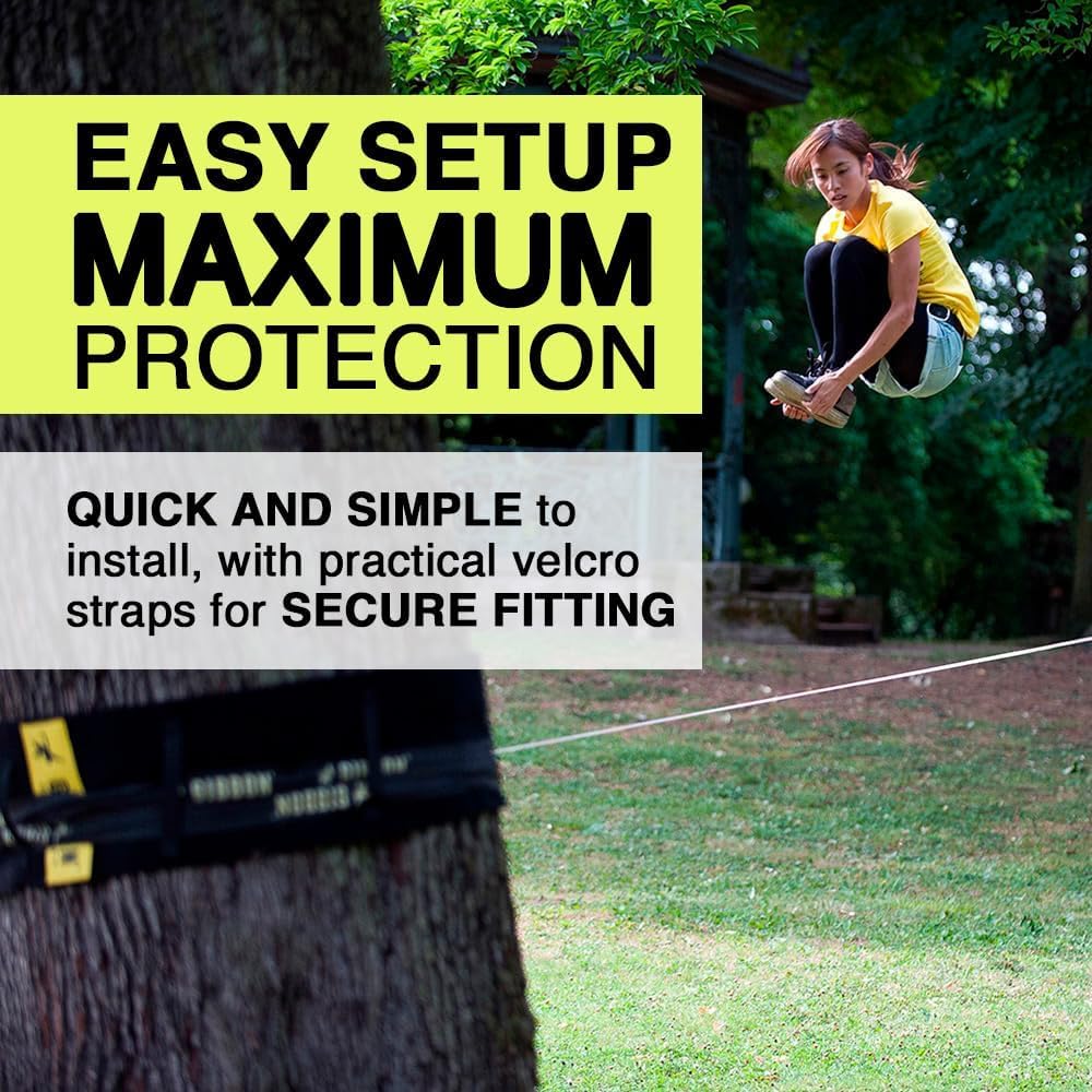GIBBON TreeWear - Slackline Tree Trunk Protector - Slack Line Accessory Tree Wrap for Line & Tree Protection - Slackline Attachments - Tree Guard
