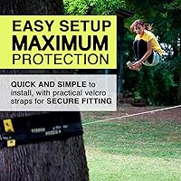Vista 4 de GIBBON TreeWear - Slackline Tree Trunk Protector - Slack Line Accessory Tree Wrap for Line & Tree Protection - Slackline Attachments - Tree Guard
