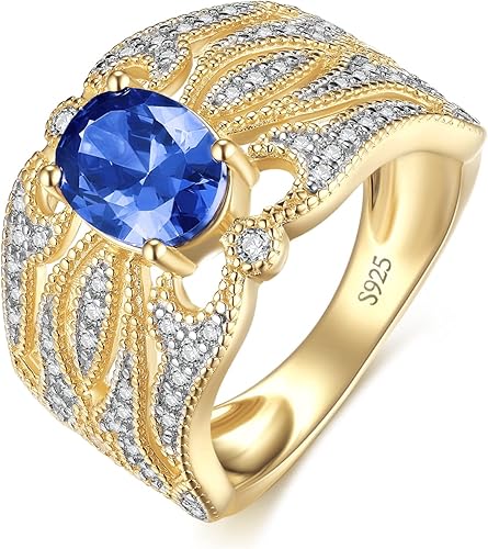 JewelryPalace Anillo de compromiso con halo de circonita cúbica de 1,5 a 3 quilates, oro rosa de 14 quilates, plata de ley 925, anillo de promesa,